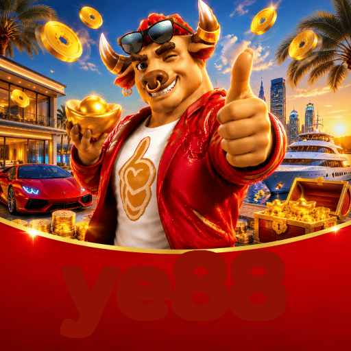 Interface do aplicativo ye88 mostrando jogos disponíveis no iOS e Android